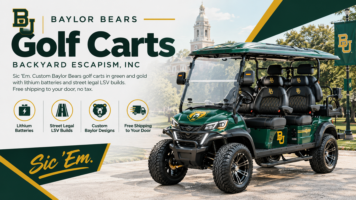 Baylor Bears Golf Cart