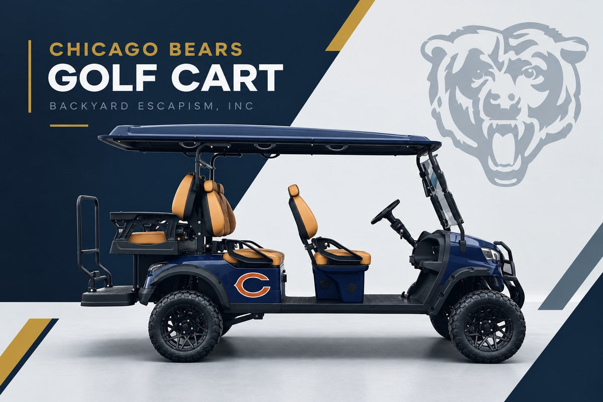 Chicago Bears Golf Cart – Backyard Escapism, Inc