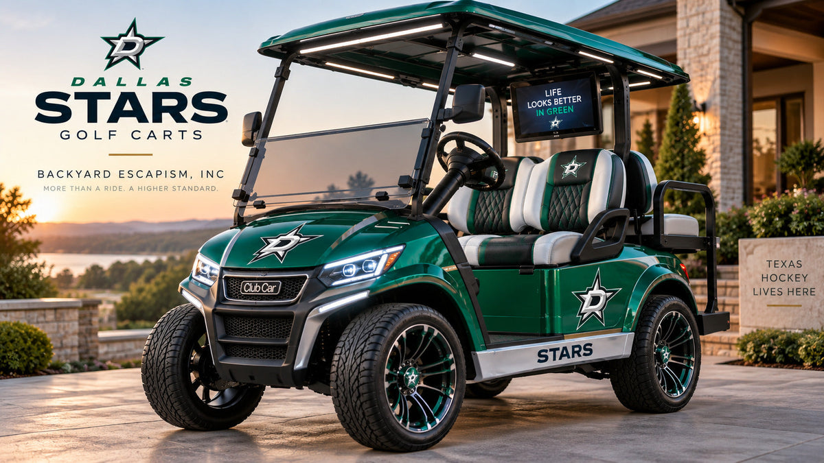 Dallas Stars Golf Carts – Backyard Escapism, Inc