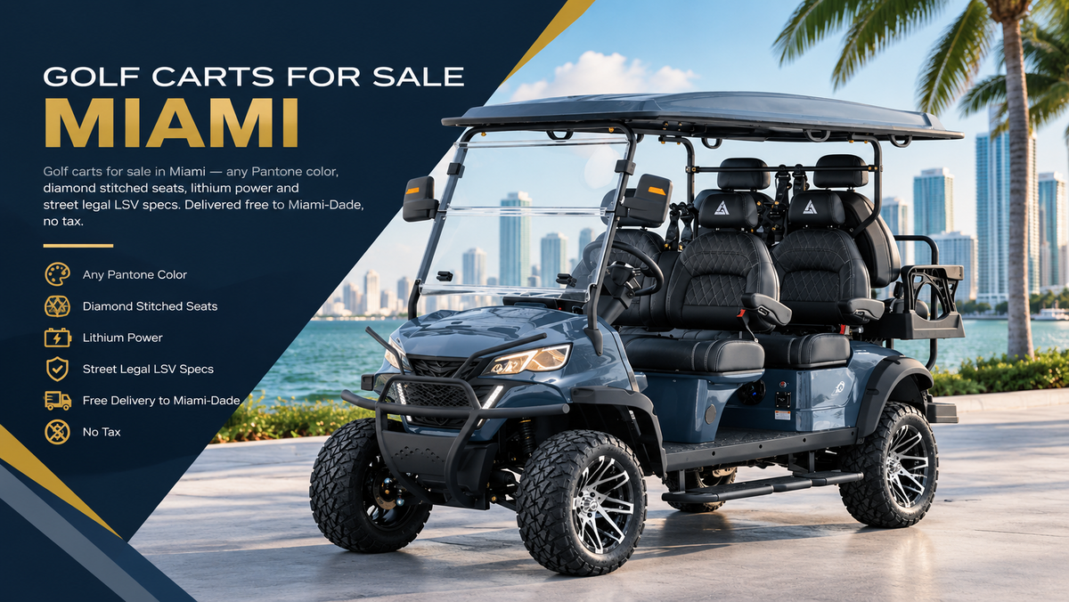 Golf Carts For Sale Miami