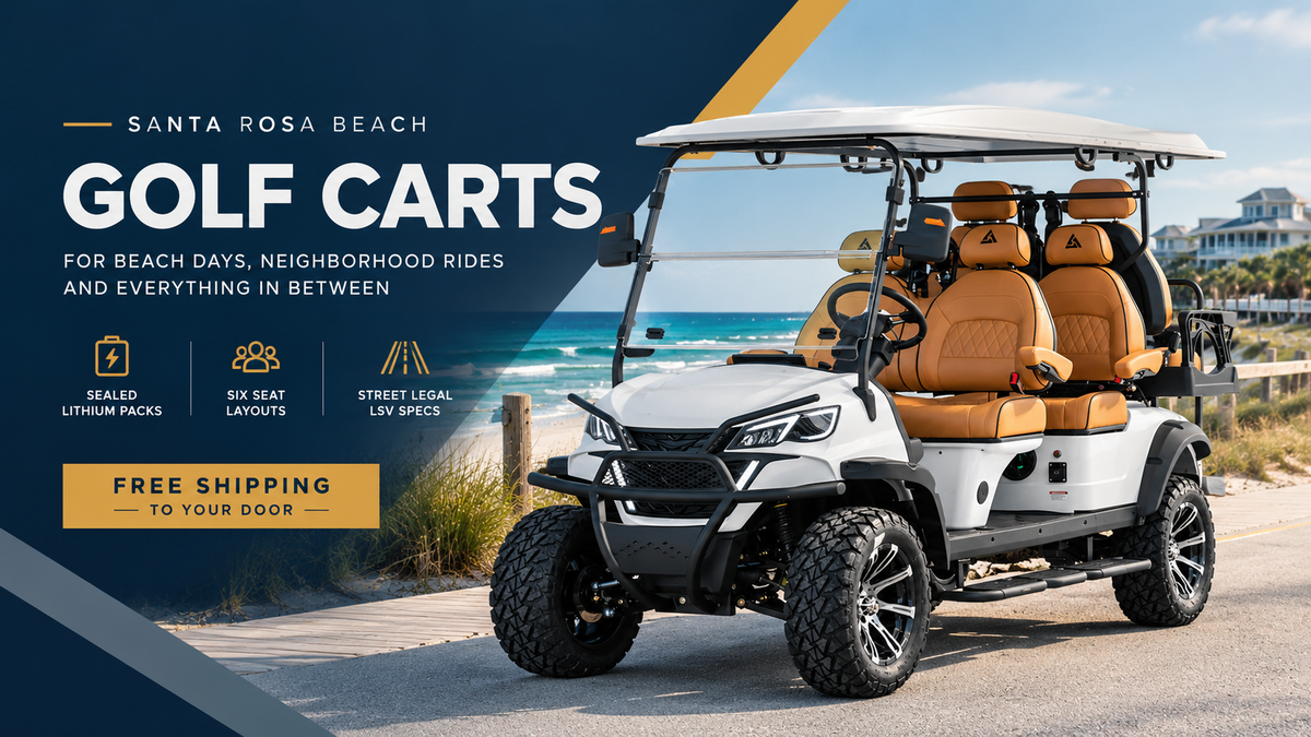 Santa Rosa Beach Golf Carts
