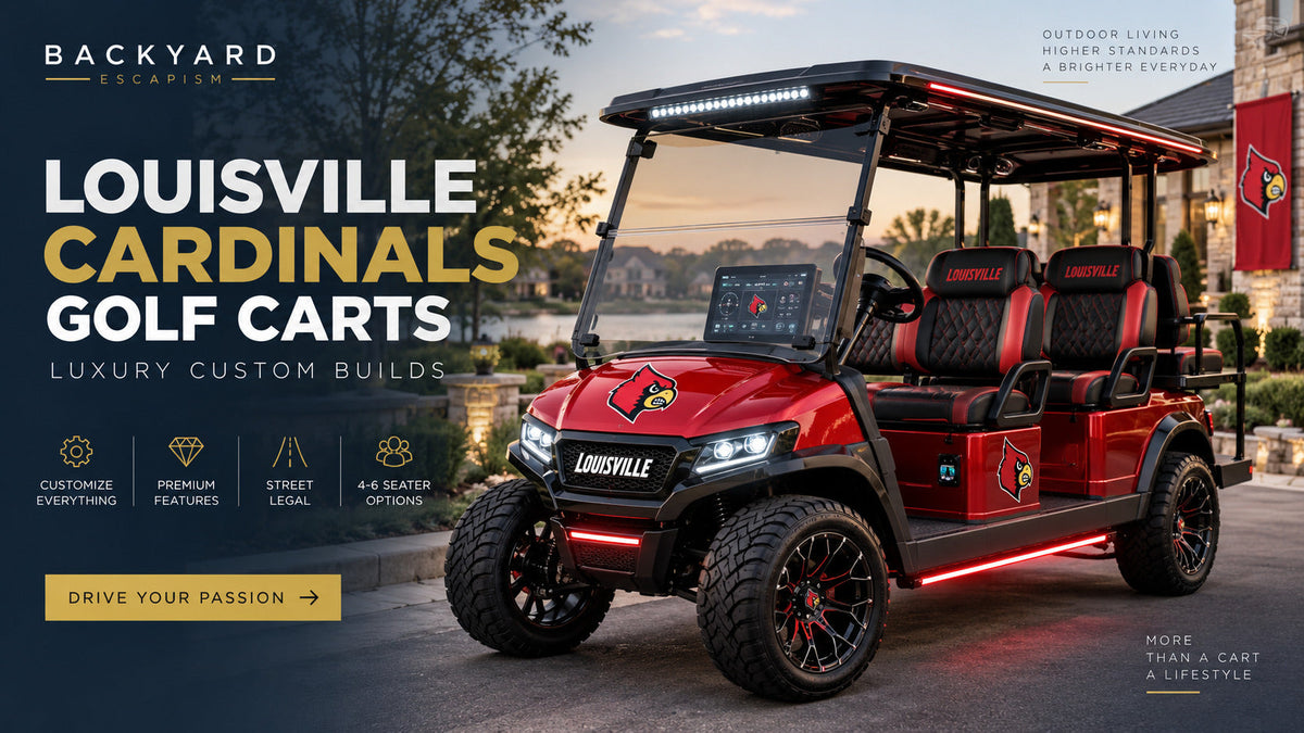 Louisville Cardinals Golf Carts – Backyard Escapism, Inc