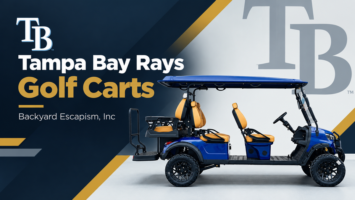 Tampa Bay Rays Golf Carts                      – Backyard Escapism, Inc