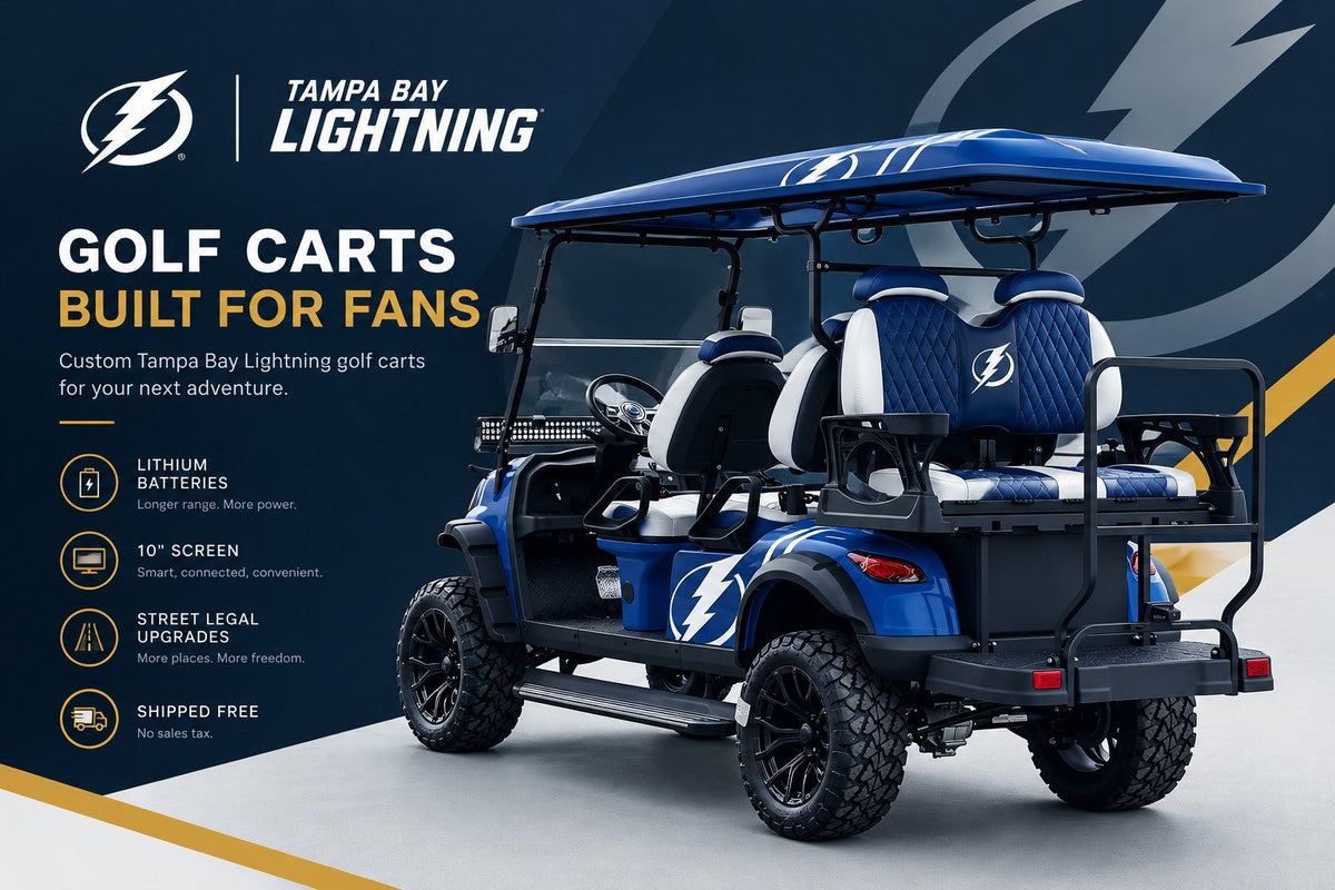 Tampa Bay Lightning Golf Carts – Backyard Escapism, Inc