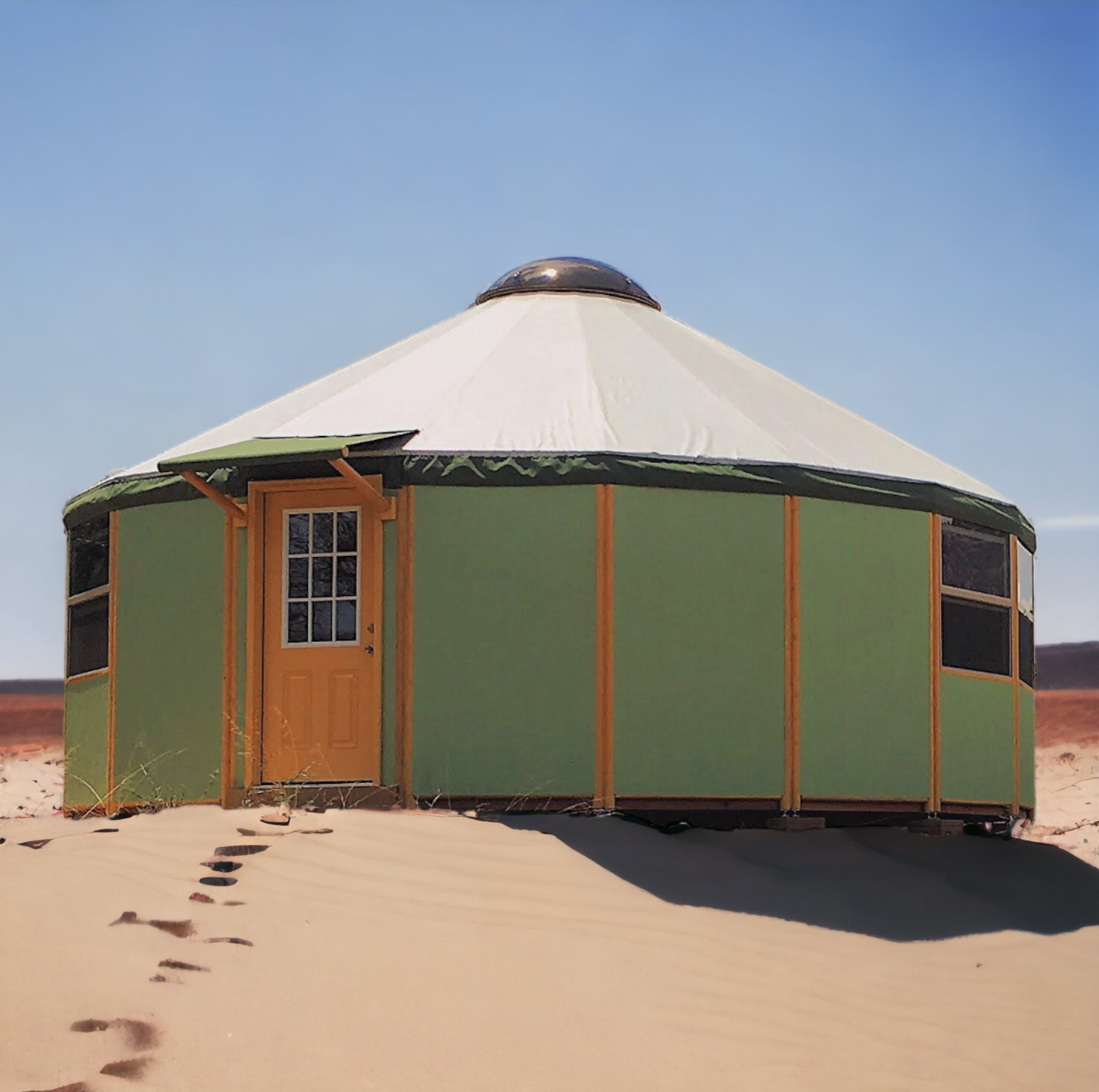 ◆YURT◆ Leah_White [YB007_WH] Life in Tents Zephyr Yurt Tent — Wild Roots Glamping