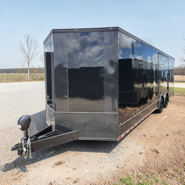 22ft Enclosed Trailer Custom, 8.5 x 22 Ultimate Auto, ATV, and Toy Hauler – Premium Build Cargo, Landscape, or Race Trailer