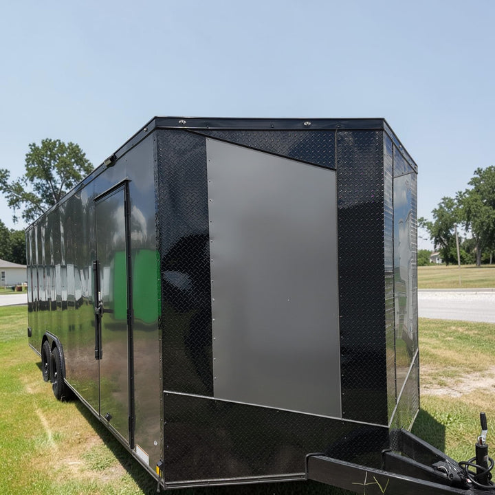 22ft Enclosed Trailer Custom, 8.5 x 22 Ultimate Auto, ATV, and Toy Hauler – Premium Build Cargo, Landscape, or Race Trailer