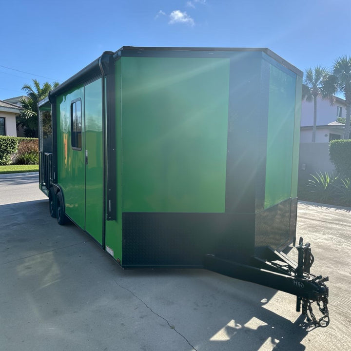 22ft Enclosed Trailer Custom, 8.5 x 22 Ultimate Auto, ATV, and Toy Hauler – Premium Build Cargo, Landscape, or Race Trailer