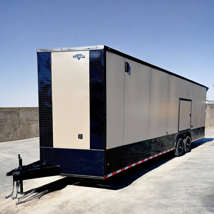 26ft Enclosed Trailer Custom by Diamond Trailers, 8.5 x 26 Ultimate Auto, ATV, and Toy Hauler – Premium Build Cargo, Landscape, or Race Trailer