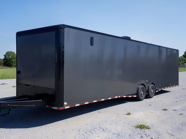 32ft Enclosed Trailer Custom, 8.5 x 32 Ultimate Auto, ATV, and Toy Hauler – Premium Build Cargo, Landscape, or Race Trailer