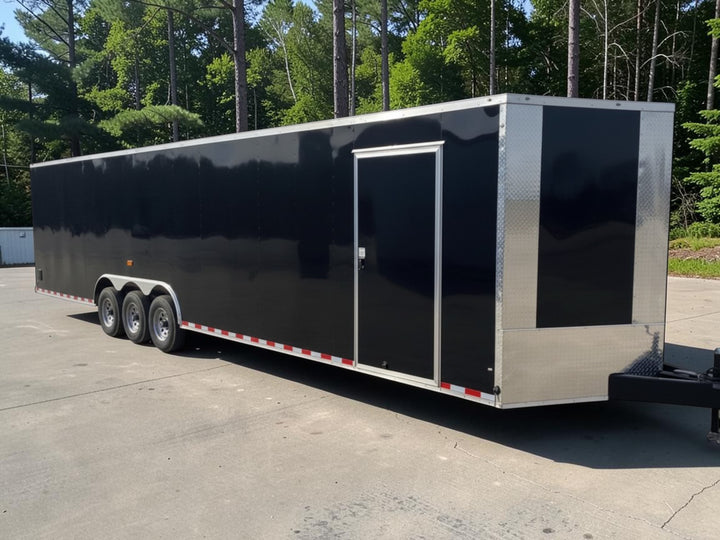 36ft Enclosed Trailer Custom, 8.5 x 36 Ultimate Auto, ATV, and Toy Hauler – Premium Build Cargo, Landscape, or Race Trailer