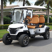 4 Forward Facing Golf Cart Street Legal 48v Lithium Electric LSV with LED Lights