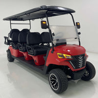 8 Seater Golf Cart Street Legal 72v Lithium Ion Electric LSV with LED Lights