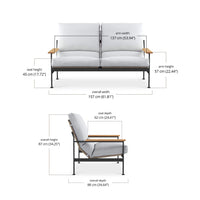 Alpha 2 Seater Outdoor Sofa