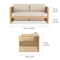 Dotta 2 Seater Outdoor Sofa