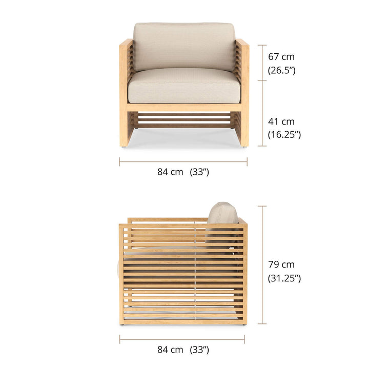 Dotta Single Seater Outdoor Sofa