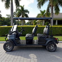 Matte Black 4 Forward 72v Lithium Golf Cart