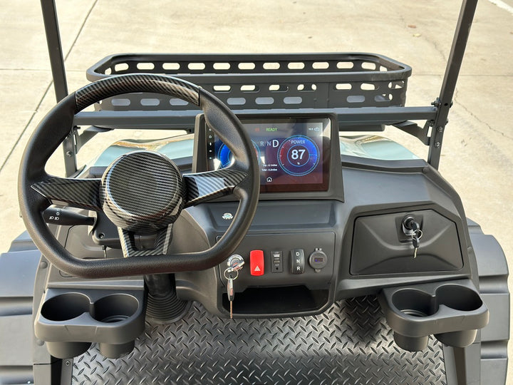 Mint Green 6 Seater Golf Cart - 72v Lithium