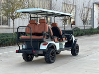 Mint Green 6 Seater Golf Cart - 72v Lithium