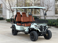 Mint Green 6 Seater Golf Cart - 72v Lithium