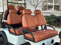 Mint Green 6 Seater Golf Cart - 72v Lithium