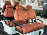 Mint Green 6 Seater Golf Cart - 72v Lithium