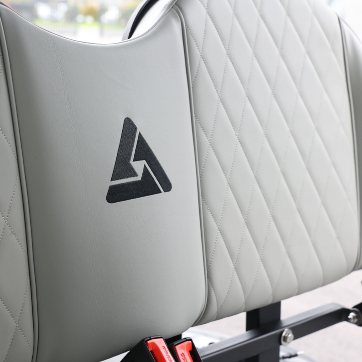 Black Grey 4 Forward Golf Cart With Medium Grey Seats - 48v Lithium Electric LSV Lifted