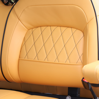 Signal White 8 Seater Golf Cart With Camel Seats - 48V Golf Cart LSV