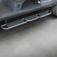Black Grey 6 Seater Golf Cart With Dark Brown Seats - 48V Lifted Golf Cart LSV