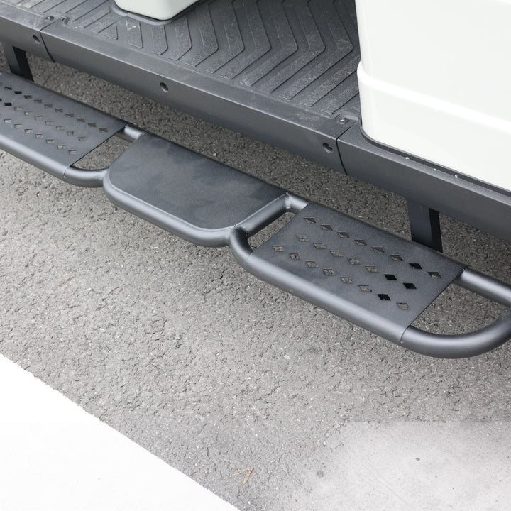 Agate Gray 6 Seater Golf Cart With Dark Brown Seats - 206ah Extended Range Golf Cart LSV