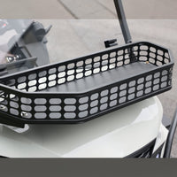 Agate Gray 6 Seater Golf Cart With Dark Brown Seats - 206ah Extended Range Golf Cart LSV