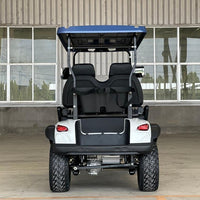 White 4 Seater Golf Cart - 72v Lithium