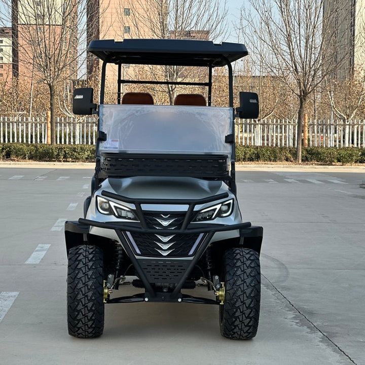 Space Gray - Matte 6 Seater Golf Cart - 72v Lithium