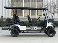 Space Gray - Matte 6 Seater Golf Cart - 72v Lithium