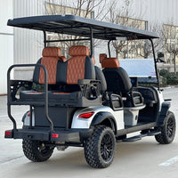 Space Gray - Matte 6 Seater Golf Cart - 72v Lithium