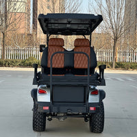 Space Gray - Matte 6 Seater Golf Cart - 72v Lithium