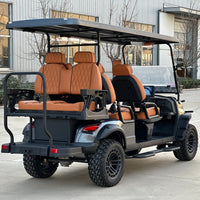 Gunmetal 6 Seater Golf Cart - 72v Lithium