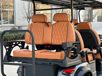 Gunmetal 6 Seater Golf Cart - 72v Lithium