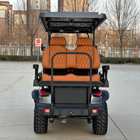 Gunmetal 6 Seater Golf Cart - 72v Lithium