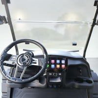 Black Grey 6 Seater Golf Cart With Black Seats - 206ah Extended Range Golf Cart LSV