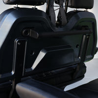 Jet Black 6 Seater Golf Cart With Black Seats - 206ah Extended Range Golf Cart LSV