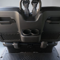 Jet Black 4 Forward Golf Cart With Black Seats - 150ah EcoBattery LSV