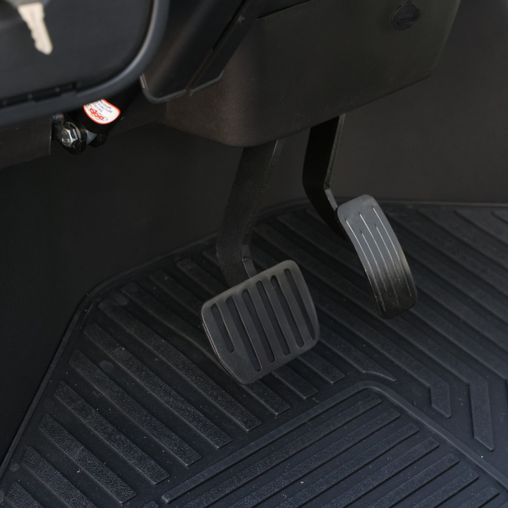 Jet Black 4 Forward Golf Cart With Black Seats - 150ah EcoBattery LSV