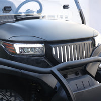 Jet Black 4 Forward Golf Cart With Black Seats - 150ah EcoBattery LSV