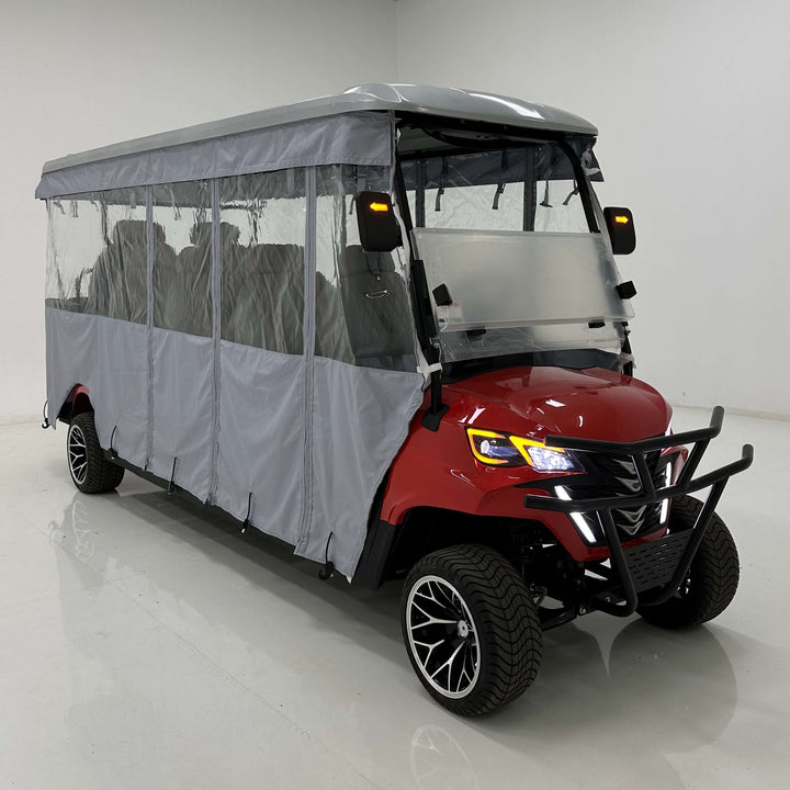 8 Seater Golf Cart Street Legal 72v Lithium Ion Electric LSV with LED Lights