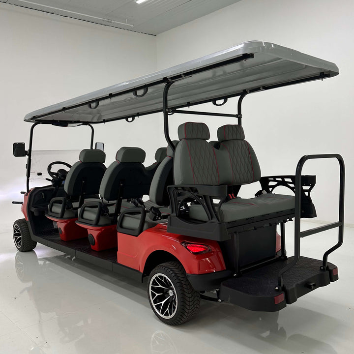 8 Seater Golf Cart Street Legal 48v Lithium Ion Electric LSV with LED Lights