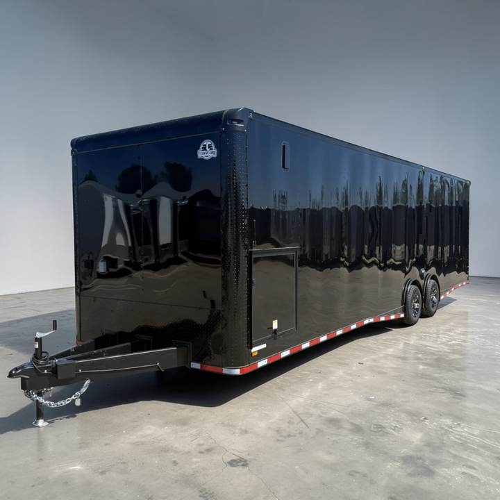 26ft Enclosed Trailer Custom, 8.5 x 26 Ultimate Auto, ATV, and Toy Hauler – Premium Build Cargo, Landscape, or Race Trailer