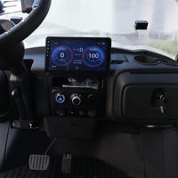 Black Grey 4 Forward Golf Cart With Black Seats - 150ah EcoBattery LSV