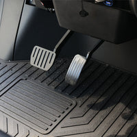Black Grey 4 Forward Golf Cart With Black Seats - 150ah EcoBattery LSV