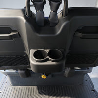 Black Grey 4 Forward Golf Cart With Black Seats - 150ah EcoBattery LSV